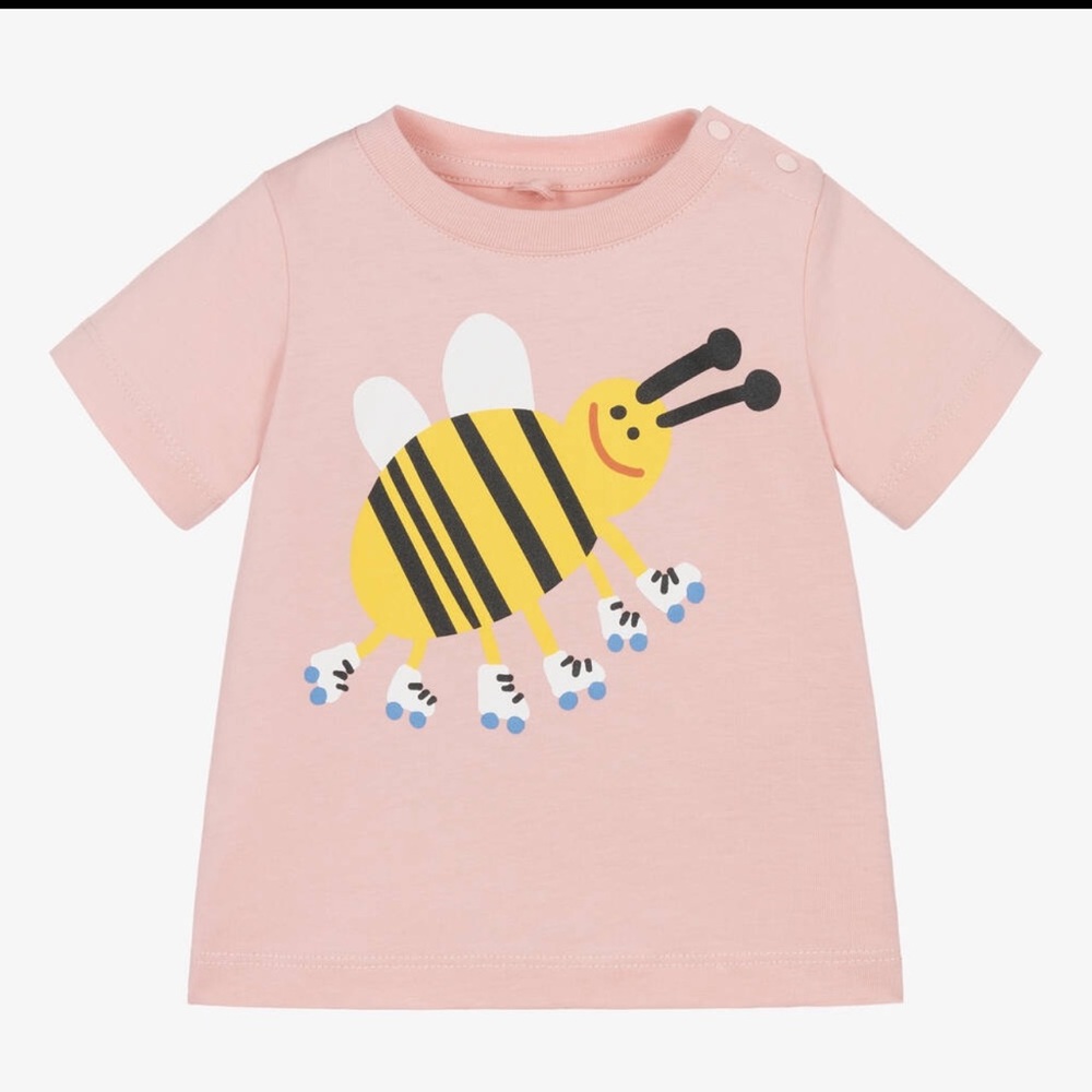 Stella McCartney skating bumblebee tshirt
